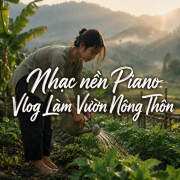 Nhạc nền Piano Vlog làm vườn - Garden Farm