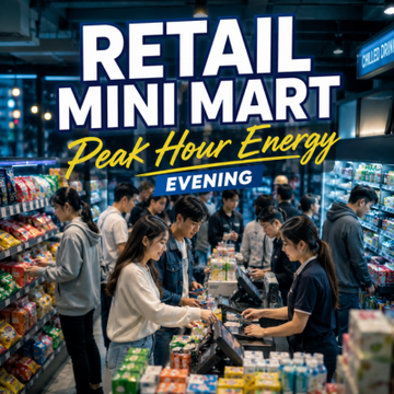 RETAIL - Mini Mart - Peak Hour Energy - EVENING