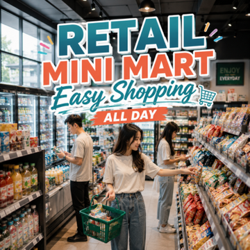 RETAIL - Mini Mart - Easy Shopping - ALL DAY
