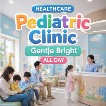 HEALTHCARE - Pediatric Clinic - Gentle Bright - ALL DAY