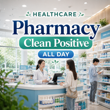 HEALTHCARE - Pharmacy - Clean Positive - ALL DAY
