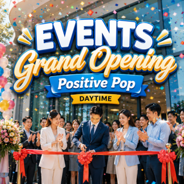 EVENTS - Grand Opening - Positive Pop - DAYTIME